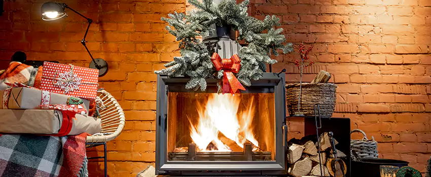 Travis Industries Linear Gas Fireplace Installation in Liberal, Kansas