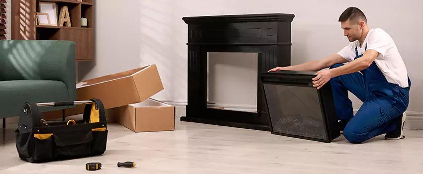 Old Rusted Metal Fireplace Repair And Replacement in Liberal, KS